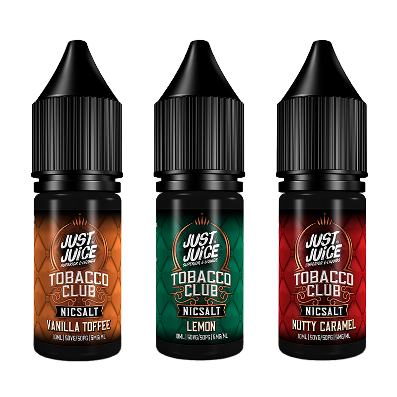 Just Juice TOBACCO CLUB 10ml Nic Salts – My eCig Site